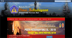 Desktop Screenshot of disbud.baliprov.go.id