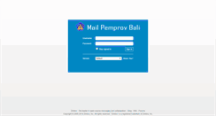 Desktop Screenshot of mail.baliprov.go.id