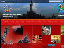 Tablet Screenshot of diskopukm.baliprov.go.id