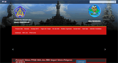 Desktop Screenshot of disdikpora.baliprov.go.id